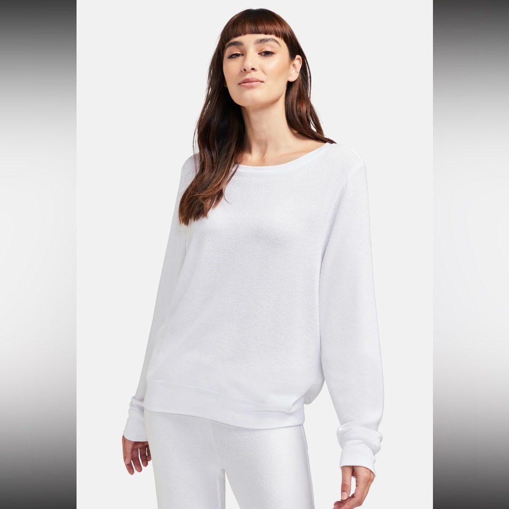 Wildfox White Crew Neck Sweater